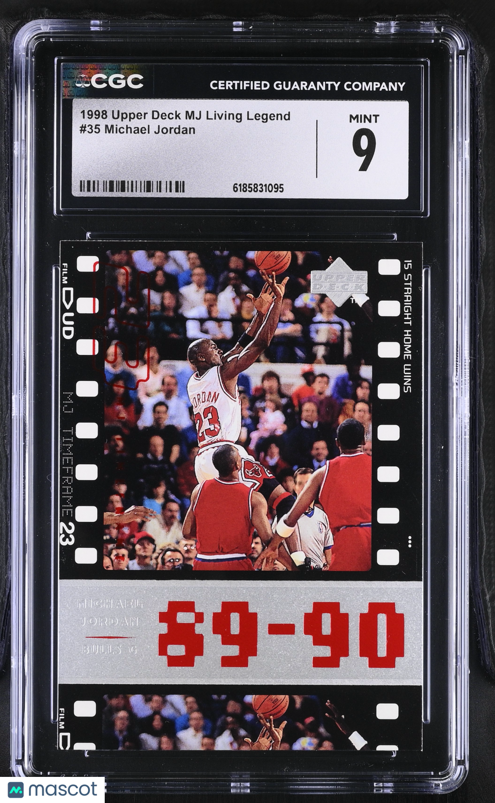 1998 Upper Deck MJ Living Legend Michael Jordan #35 CGC 9 Chicago Bulls