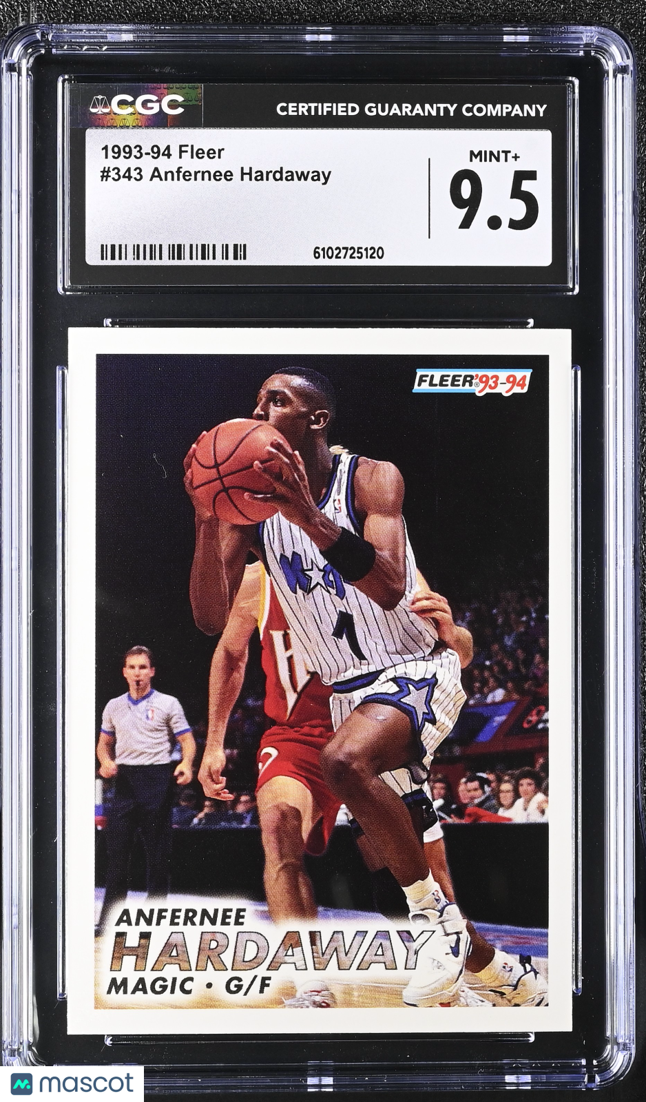 1993-94 Fleer Anfernee Hardaway #343 CGC 9.5