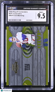 2005 Playoff Contenders Eli Manning /1250 MVP Contenders #MVP-6 CGC 9.5 Giants