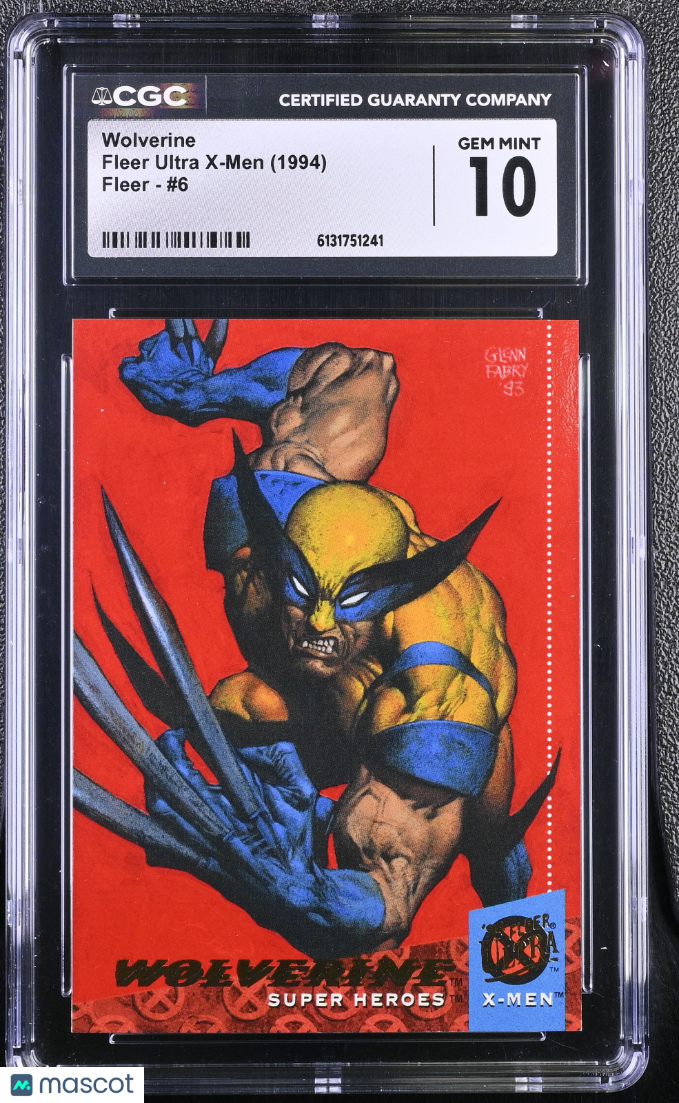 1994 Fleer Ultra X-Men Wolverine #6 CGC 10