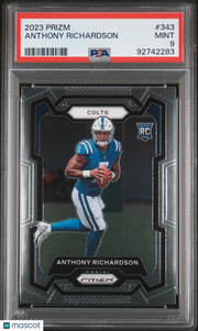 2023 Panini Prizm Anthony Richardson Rookie #343 PSA 9 Indianapolis Colts