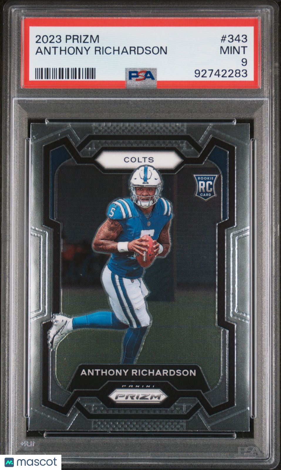 2023 Panini Prizm Anthony Richardson Rookie #343 PSA 9 Indianapolis Colts