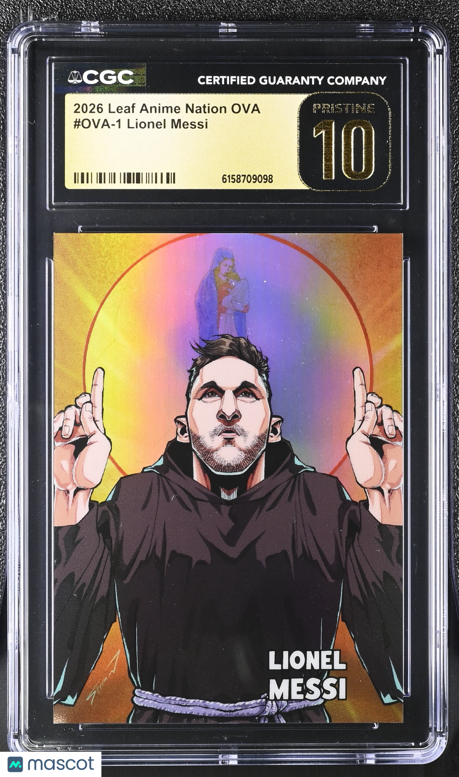 2026 Leaf Anime Nation Ova Lionel Messi #OVA-1 CGC 10 Pristine