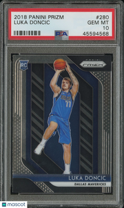 2018-19 Panini Prizm Luka Doncic Rookie #280 PSA 10 Dallas Mavericks