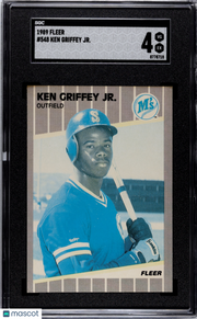 1989 Fleer Ken Griffey JR. #548 SGC 4