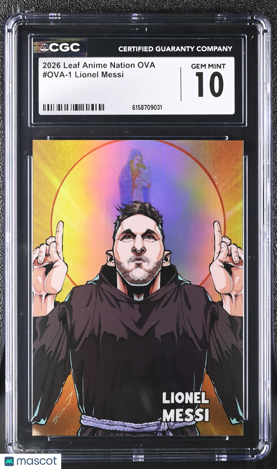 2026 Leaf Anime Nation Ova Lionel Messi #OVA-1 CGC 10