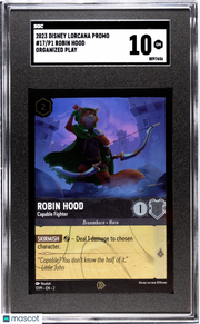 2023 Disney Lorcana Promo Robin Hood SGC 10 #17/P1