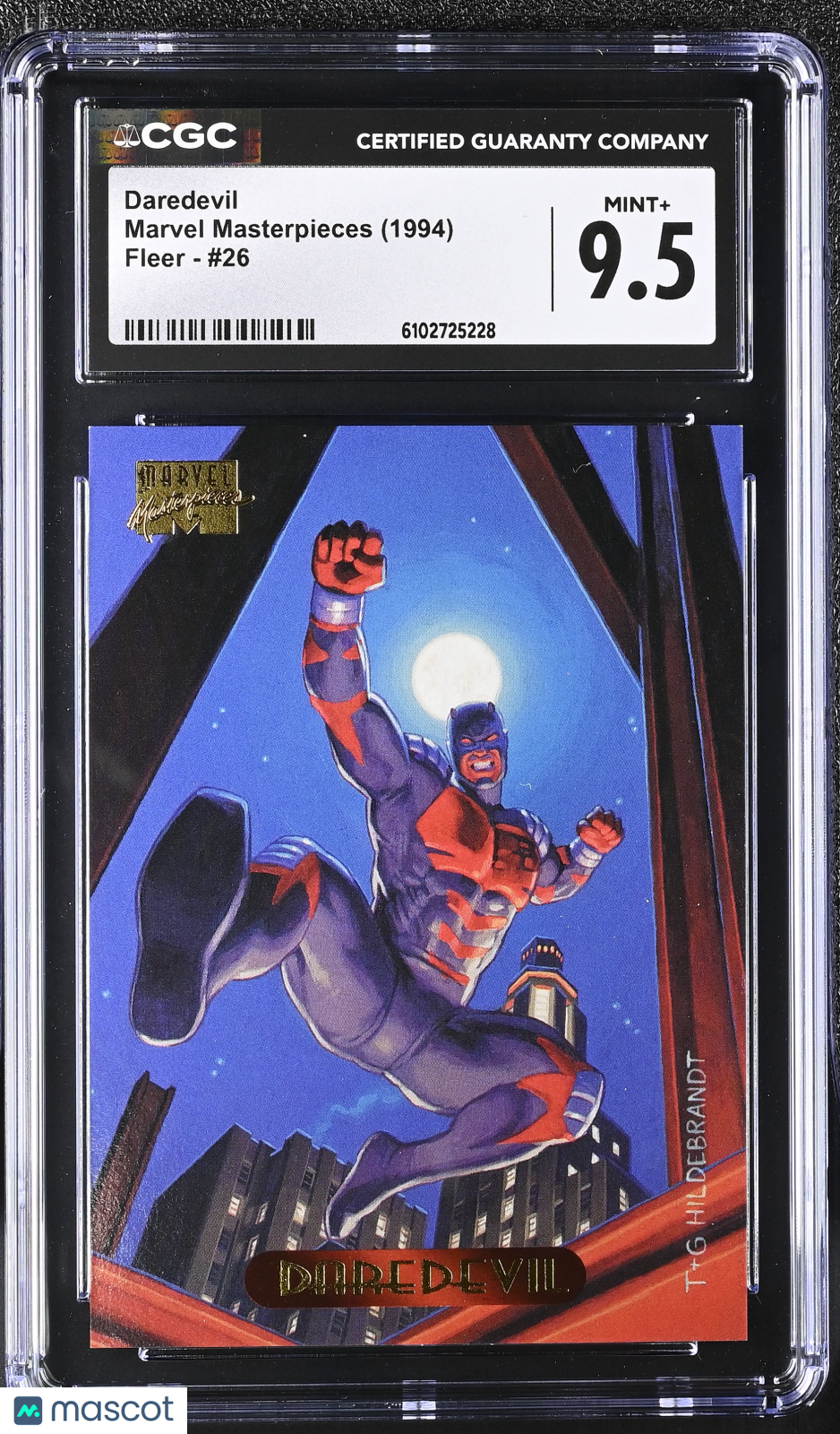 1994 Fleer Marvel Masterpieces Daredevil #26 CGC 9.5