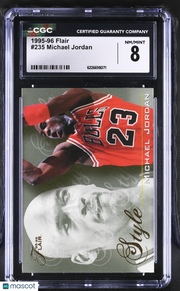 1995-96 Flair Michael Jordan #235 CGC 8 Chicago Bulls