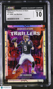2024 Panini Rookies & Stars Joe Burrow Thrillers #T-JBW CGC 10 Bengals