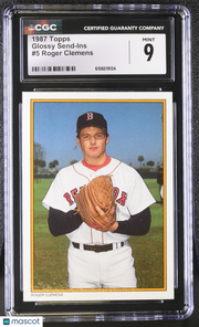 1987 Topps Glossy Send-In's Roger Clemens #5 CGC 9 Boston Red Sox