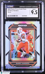 2023 Panini Prizm Draft Picks Barry Sanders Silver #7 CGC 9.5 Oklahoma State