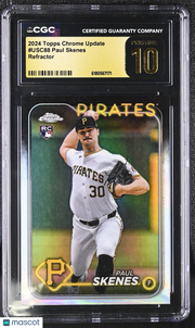 2024 Topps Chrome Update Paul Skenes Refractor #USC88 CGC Pristine  10 Pirates