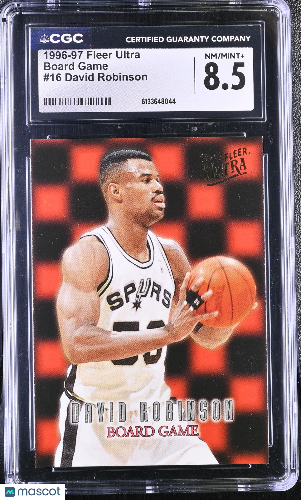 1996-97 Fleer Ultra David Robinson Board Game #16 CGC 8.5