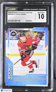 2024 UD Nat'l Hockey Card Day Connor Bedard #NHCD-31 CGC 10