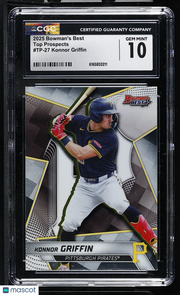 2025 Best Konnor Griffin Rookie Top Prospects #TP-27 CGC 10 Pittsburgh Pirates