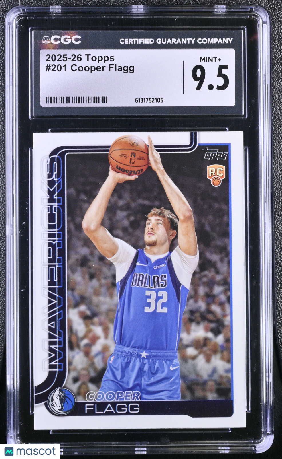 2025-26 Topps Cooper Flagg #201 CGC 9.5