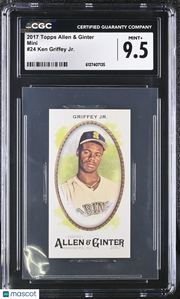 2017 Topps Allen & Ginter Ken Griffey Jr. Mini #24 CGC 9.5 Seattle Mariners