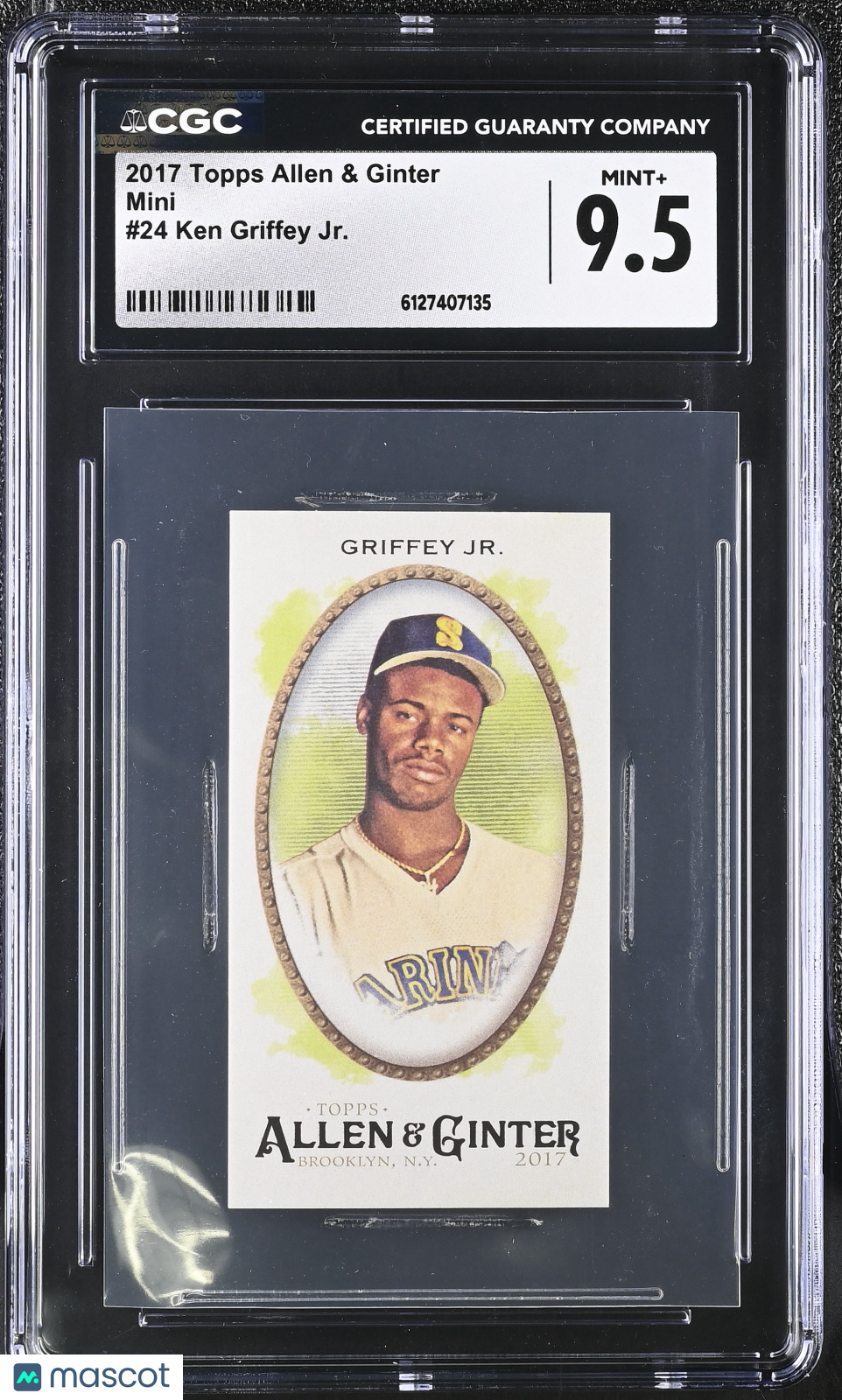 2017 Topps Allen & Ginter Ken Griffey Jr. Mini #24 CGC 9.5 Seattle Mariners