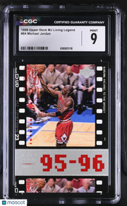 1998 Upper Deck MJ Living Legend Michael Jordan #84 CGC 9 Chicago Bulls