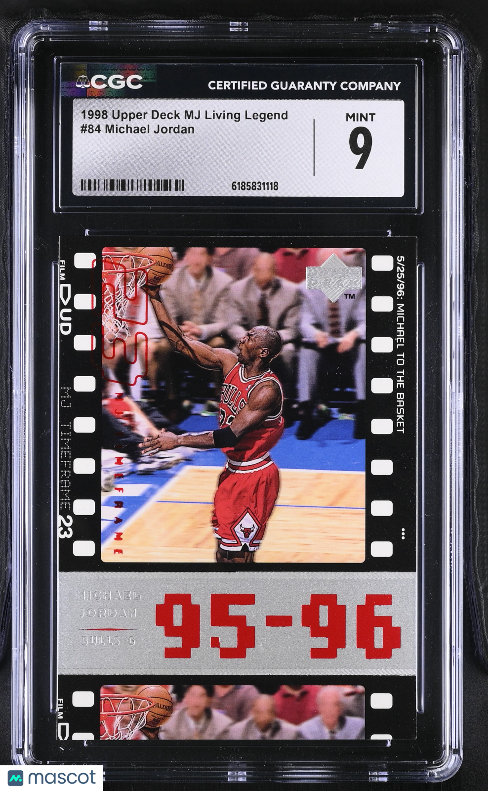 1998 Upper Deck MJ Living Legend Michael Jordan #84 CGC 9 Chicago Bulls