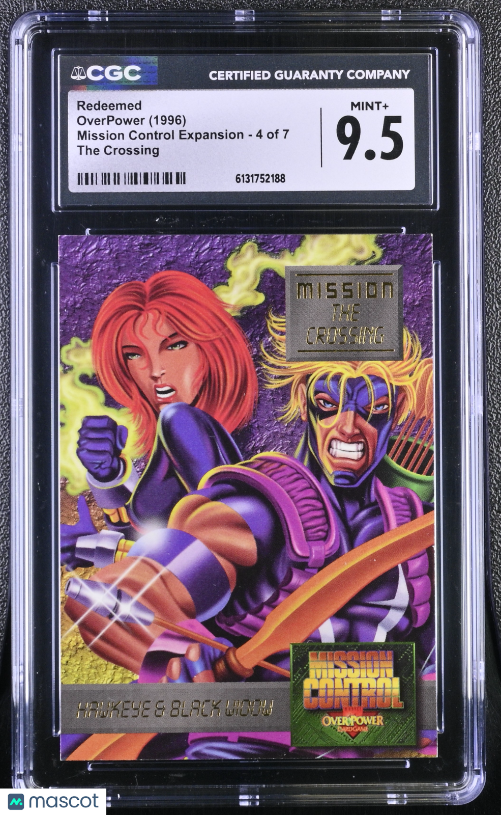 1996 Overpower Mission Control Expansion Redeemed The Crossing CGC 9.5 #4 of 7