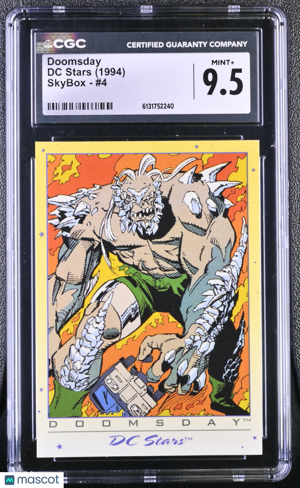 1994 Skybox DC Stars Doomsday #4 CGC 9.5