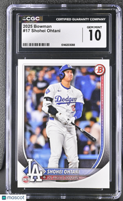 2025 Bowman Shohei Ohtani #17 CGC 10 Los Angeles Dodgers