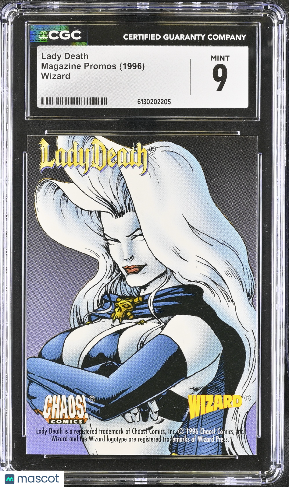 1996 Other Comic Art Magazine Promos Lady Death CGC 9