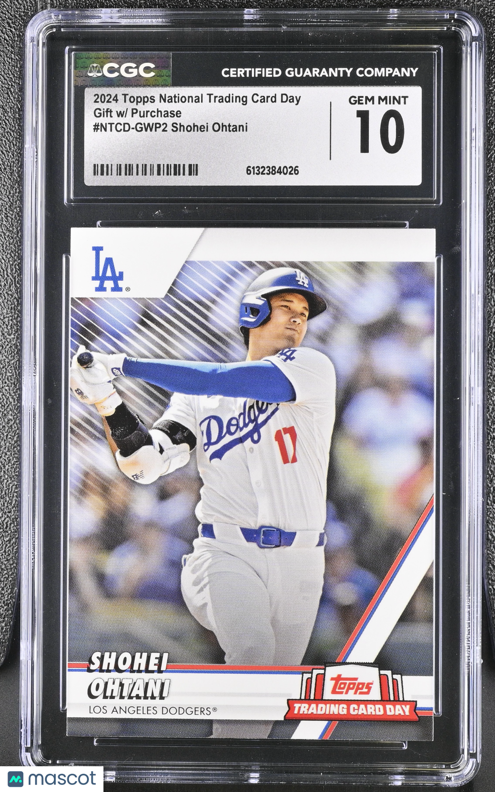 2024 Topps National Trading Card Day Shohei Ohtani #NTCD-GWP2 CGC 10 Dodgers