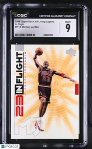 1998 Upper Deck MJ Living Legend Michael Jordan In Flight #IF15 CGC 9 Bulls