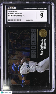 1994 Leaf Ken Griffey Jr. Power Brokers #5 CGC 9 Seattle Mariners