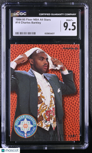 1994-95 Fleer Charles Barkley NBA All-Stars #14 CGC 9.5 Phoenix Suns