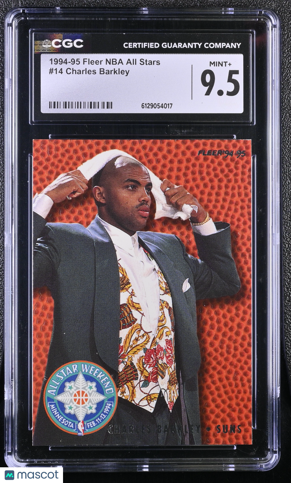 1994-95 Fleer Charles Barkley NBA All-Stars #14 CGC 9.5 Phoenix Suns