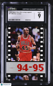 1998 Upper Deck MJ Living Legend Michael Jordan #71 CGC 9 Chicago Bulls