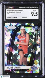 2024 Panini Prizm WNBA Aaliyah Edwards Ice Rookie #142 CGC 9.5 Mystics