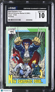 1991 Impel Marvel Universe Series II New Fantastic Four #149 Rookies CGC 10