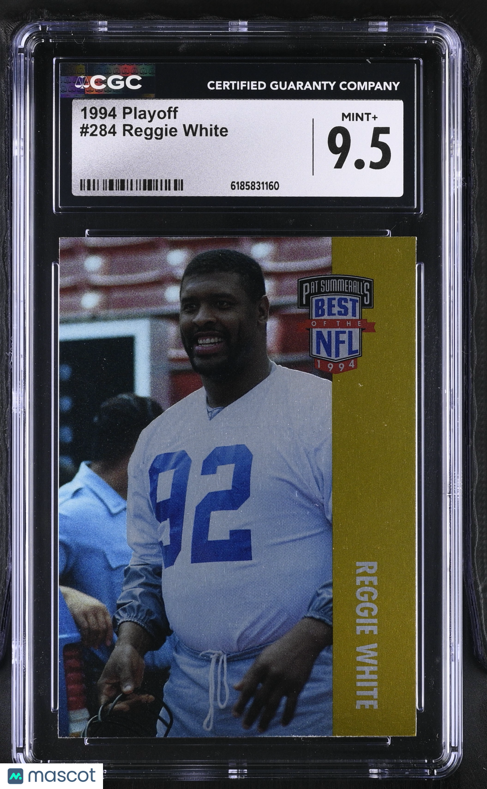 1994 Playoff Reggie White #284 CGC 9.5