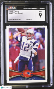 2012 Topps Tom Brady #440 CGC 9 New England Patriots