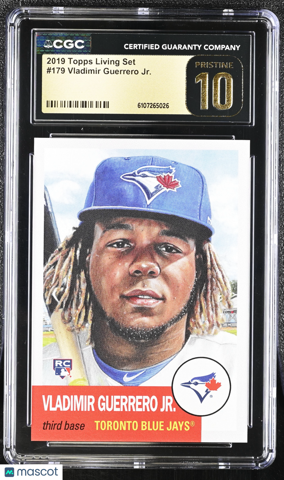 2019 Topps Living Set Vladimir Guerrero Jr. Rookie #179 CGC 10 Toronto Blue Jays
