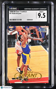 1998-99 Fleer Tradition Kobe Bryant Michael Jordan #1 CGC 9.5 Los Angeles Lakers