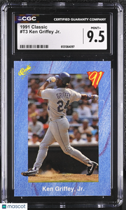 1991 Classic Blue Travel Edition Ken Griffey Jr. #T3 CGC 9.5 Seattle Mariners