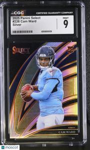 2025 Panini Select Cam Ward Silver Rookie #226 CGC 9 Tennessee Titans