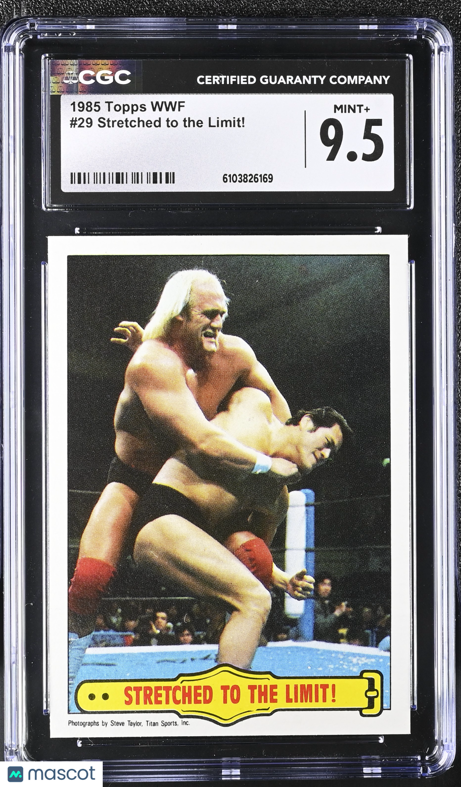 1985 Topps WWF Stretched to the Limit! #29 CGC 9.5