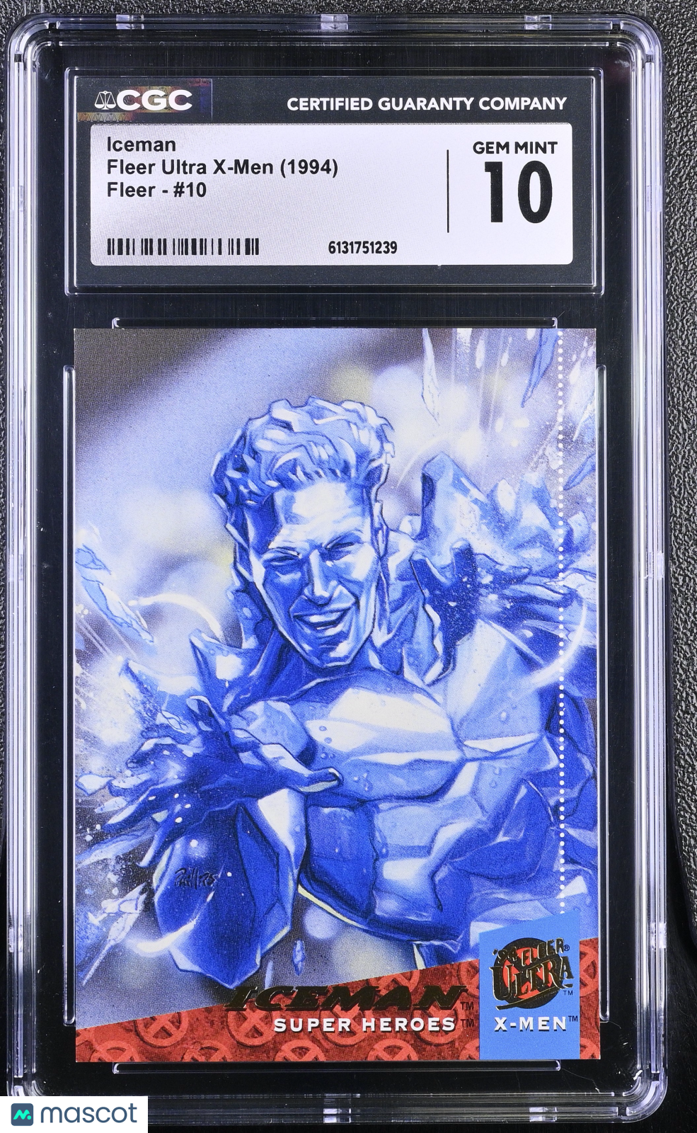 1994 Fleer Ultra X-Men Iceman #10 CGC 10