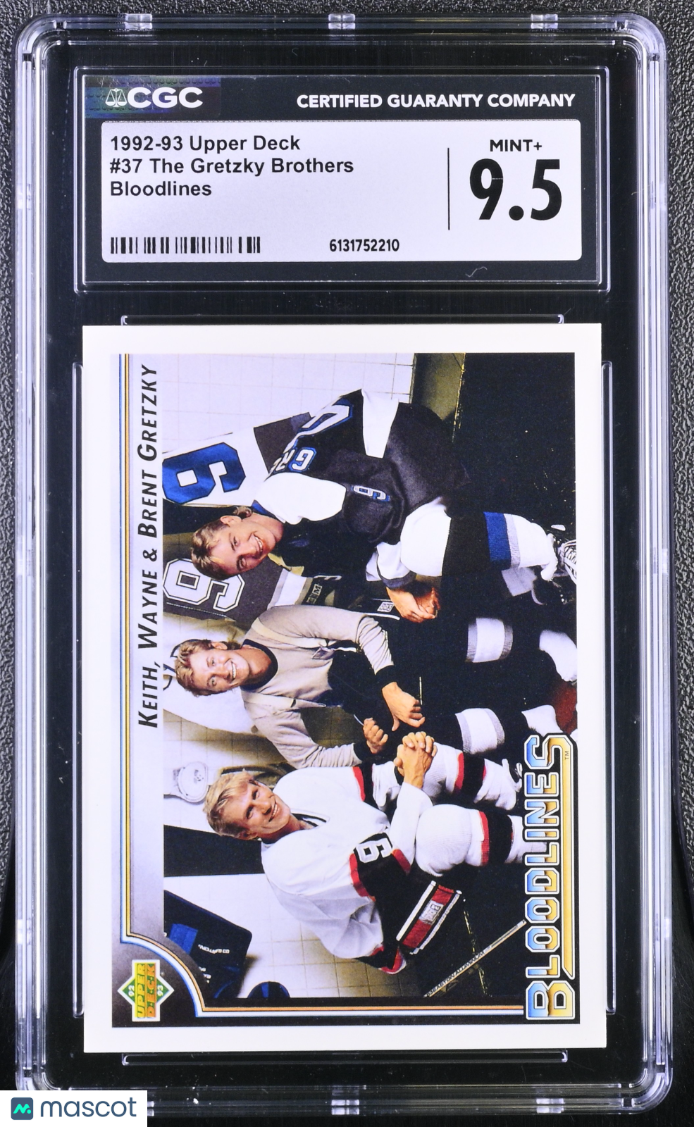 1992-93 Upper Deck The Gretzky Brothers Bloodlines #37 CGC 9.5