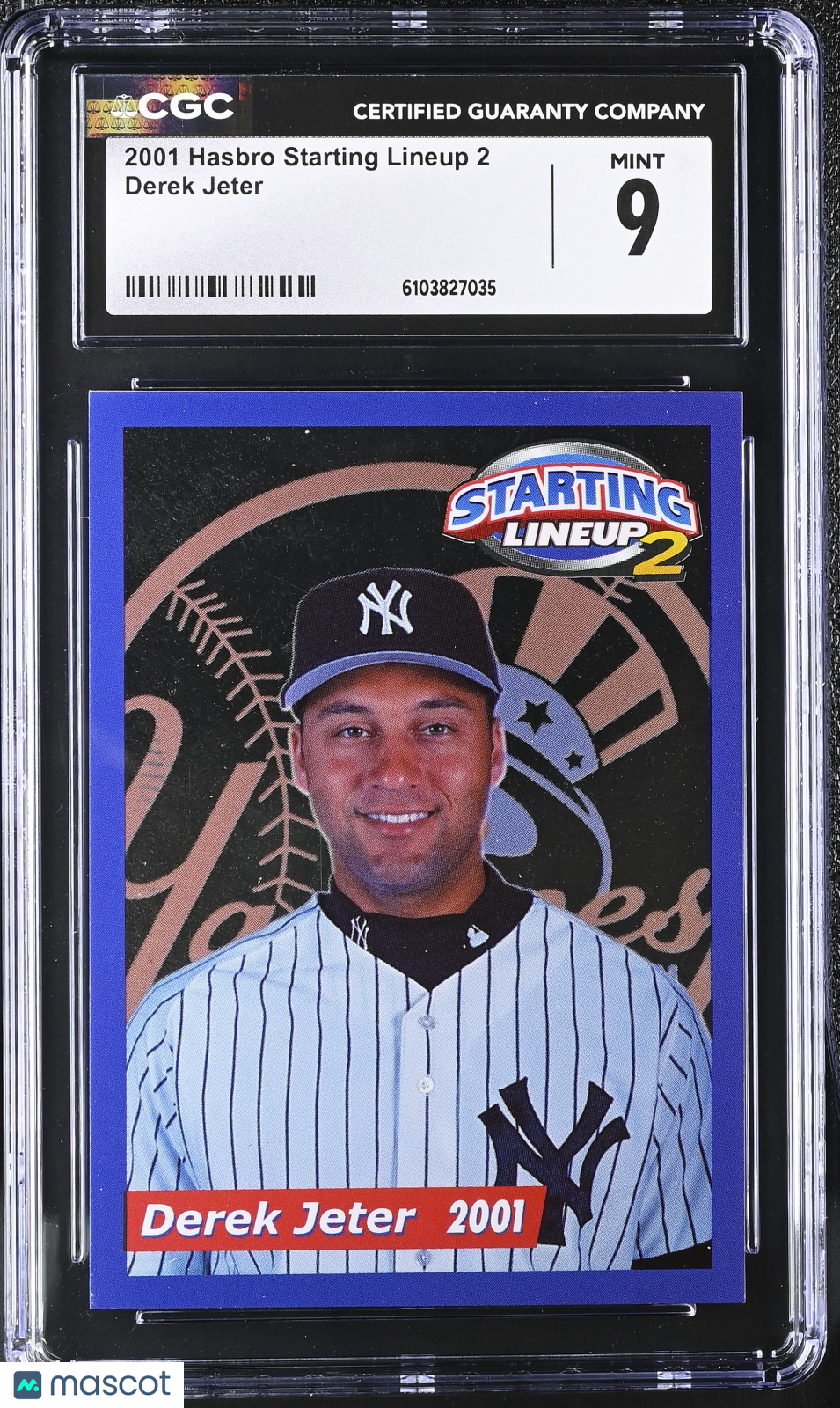 2001 Hasbro Starting Lineup 2 Derek Jeter CGC 9 New York Yankees