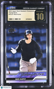 2024 Goodwin Champions Nick Kurtz Rookie Young Guns #YG-21 CGC 10 Pristine
