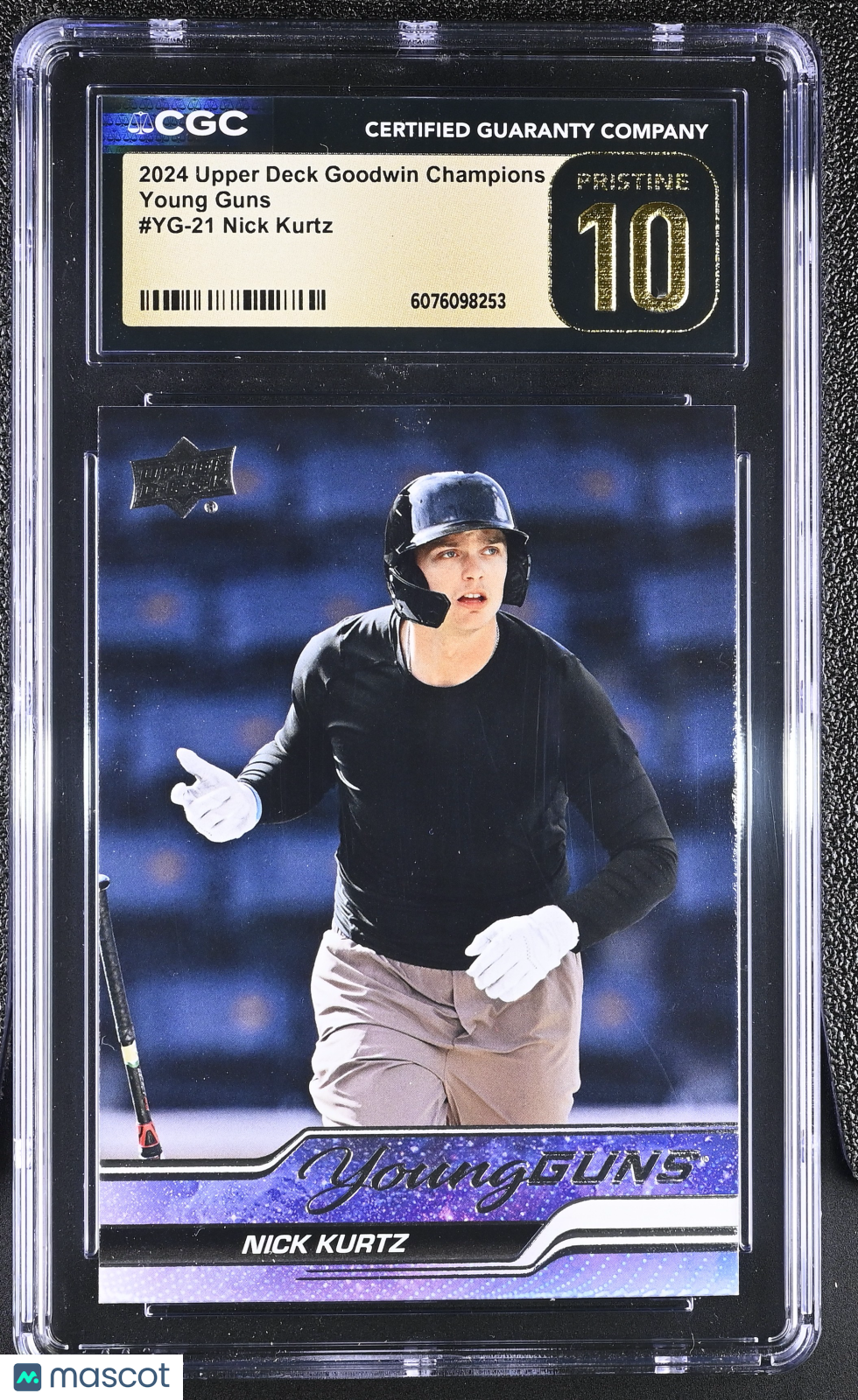 2024 Goodwin Champions Nick Kurtz Rookie Young Guns #YG-21 CGC 10 Pristine