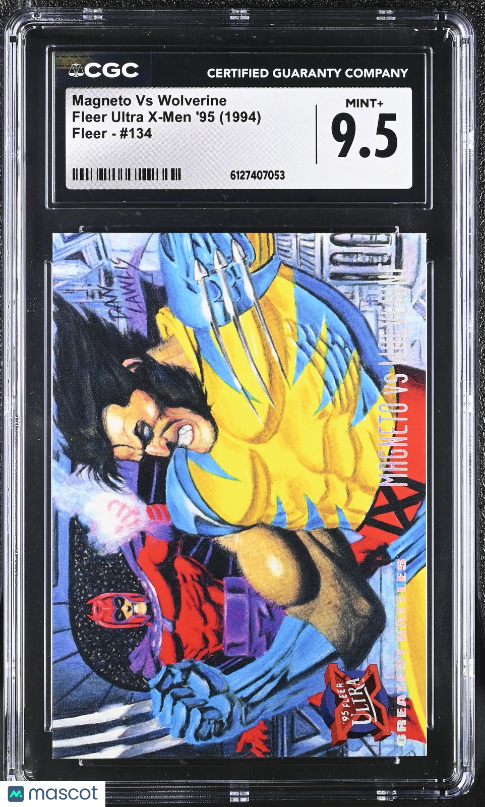 1994 Fleer Ultra X-Men '95 Magneto Vs Wolverine #134 CGC 9.5